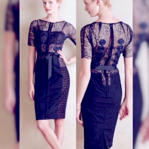 Byron Lars Navy Dress - Picture 1 of 6